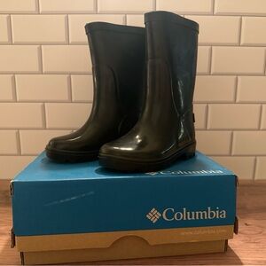 Columbia Downpour kids toddler size 8 rain boots.